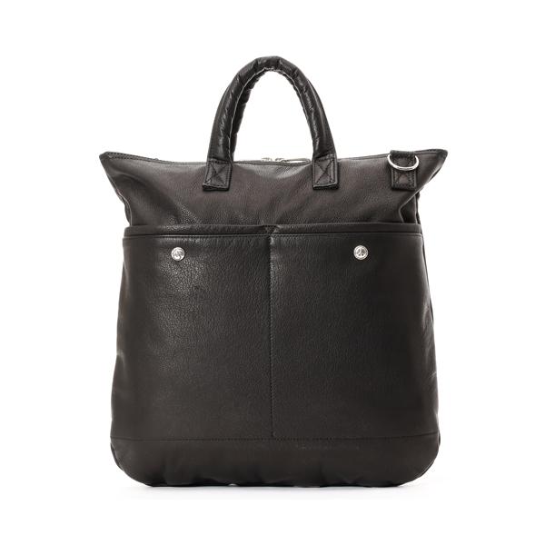 ポータークラシック レザーヘルメットケース/ブラック メンズ ニュートン 050-2502 PORTER CLASSIC【選べるノベルティ付】の画像