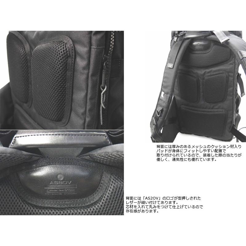【美品】 AS2OV アッソブ コーデュラ ドビー ビジネスバッグ バックパック AS2OV（アッソブ） バックパック メンズ コーデュラドビー305D 61400