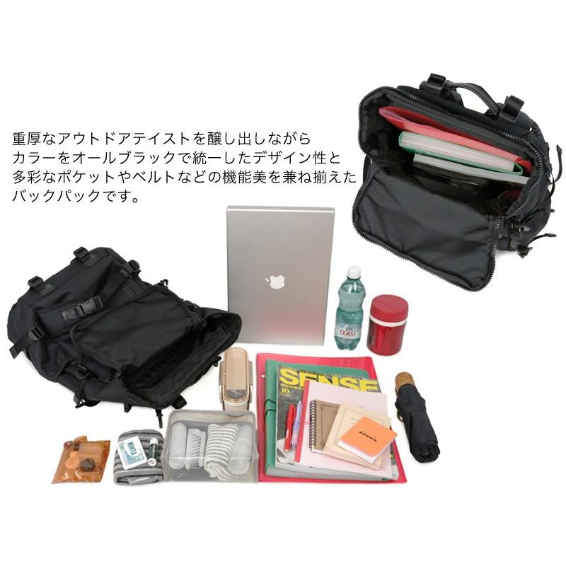 アッソブ ラウンドファスナーバックパック メンズ コーデュラドビー305D 61409 AS2OV【選べるノベルティ付】の画像