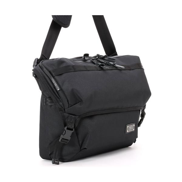 AS2OV（アッソブ） メッセンジャーバッグ/ブラック メンズ コーデュラ