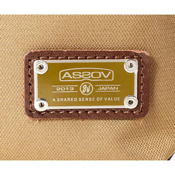 AS2OV/アッソブ」コーデュラドビー305D ウォレットショルダー　カーキ AS2OV（アッソブ） ウォレットショルダー/カーキ メンズ コーデュラ