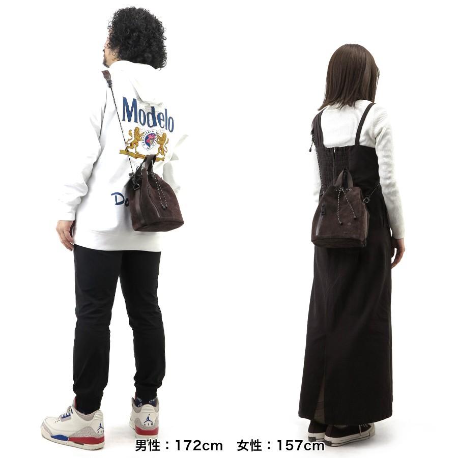 アッソブ ウォータープルーフ スエード ドローストリングバッグ ASSOV WATER PROOF SUEDE DRAWSTRING BAG/BLACKウォータープルーフ