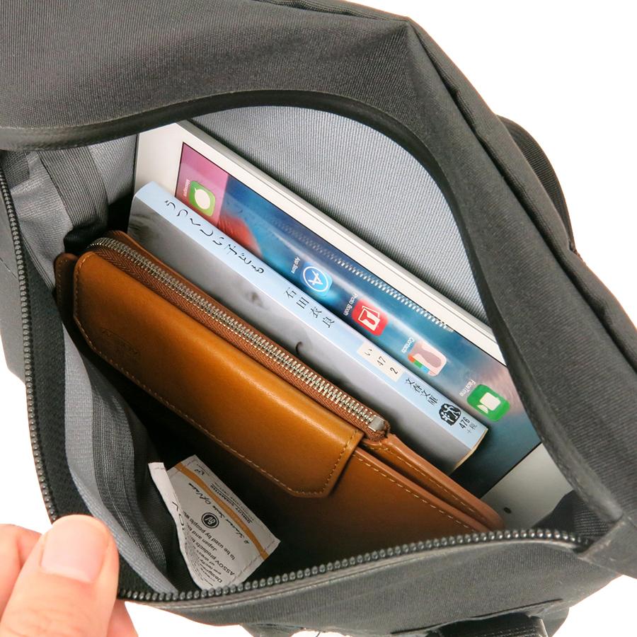 AS2OV（アッソブ） サコッシュ/ブラック メンズ ウォータープルーフ