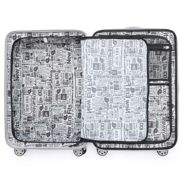 ニューエラ Wheel Carry Case 60-66L キャリーケース MEDIUM/シルバー メンズ 14409930 NEW ERA【選べるノベルティ付】の画像