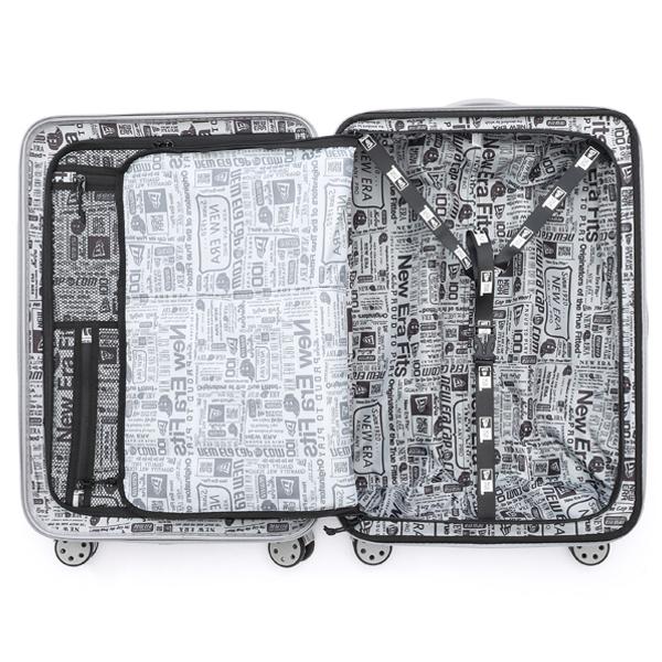 ニューエラ Wheel Carry Case 60-66L キャリーケース MEDIUM/シルバー メンズ 14409930 NEW ERA【選べるノベルティ付】の画像