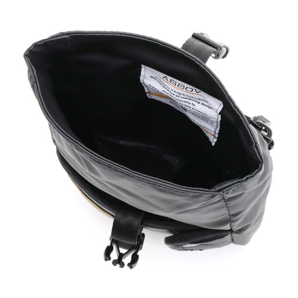 AS2OV アッソブ ウォレットショルダー/ブラック メンズ ナイロン