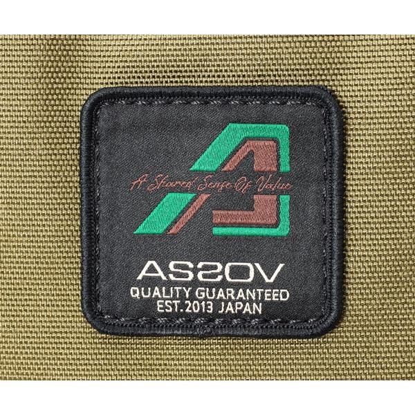 AS2OV（アッソブ） デイパック/カーキ メンズ 330×1000D CORDURA