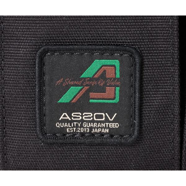 AS2OV（アッソブ） サコッシュ/ブラック メンズ 330×1000D CORDURA