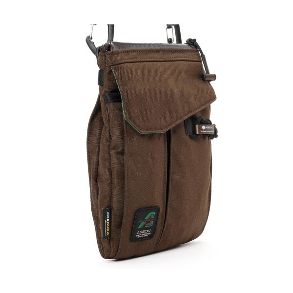 AS2OV（アッソブ） サコッシュ/チョコ メンズ 330×1000D CORDURA