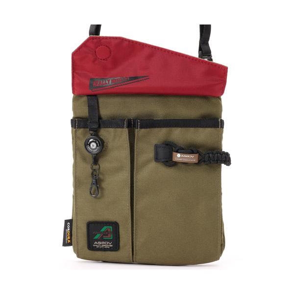 AS2OV（アッソブ） サコッシュ/カーキ メンズ 330×1000D CORDURA