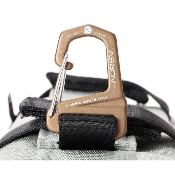 AS2OV（アッソブ） モバイルポーチ/グレー メンズ 330×1000D CORDURA