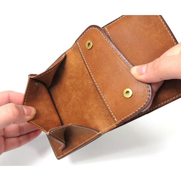コルボ G.E.Wallets 二つ折財布/ダークグリーン メンズ スレート/プエブロ 1LN-1714 CORBO【選べるノベルティ付】の画像
