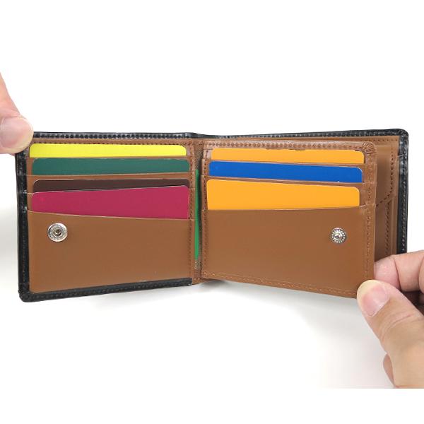 master-piece（マスターピース） レザー二つ折りミドルウォレット