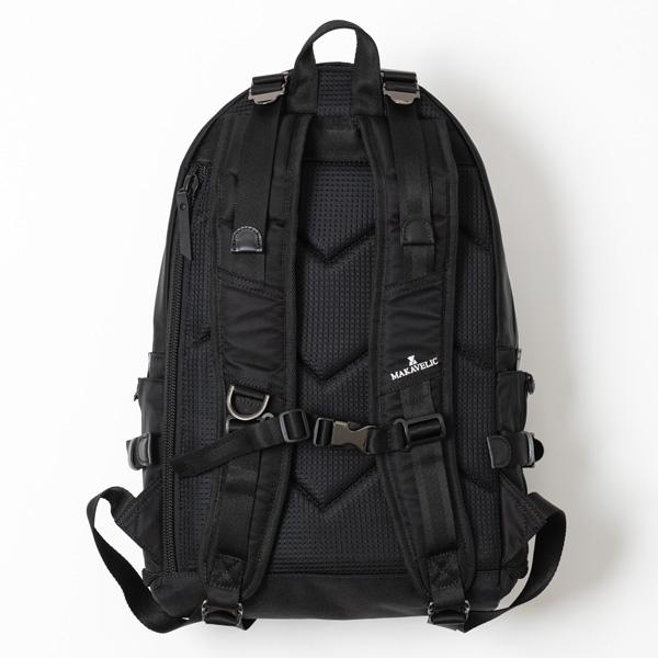 マキャベリック FUNDAMENTAL 2 DAYPACK デイパック/ブラック メンズ 3125-10115 MAKAVELIC【選べるノベルティ付】の画像