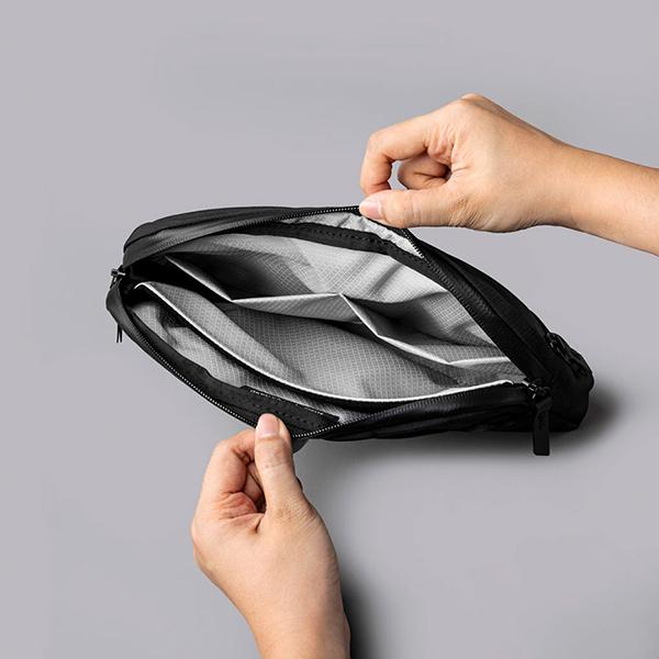 ALPAKA アルパカ FLIGHT SLING 2L AXOFLUX スリングバッグ/ブラックN