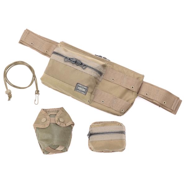 ポーターオールウエストバッグwithポーチ502-05961 ベージュ PORTER ポーター オール ウエストバッグwithポーチ 502-05961