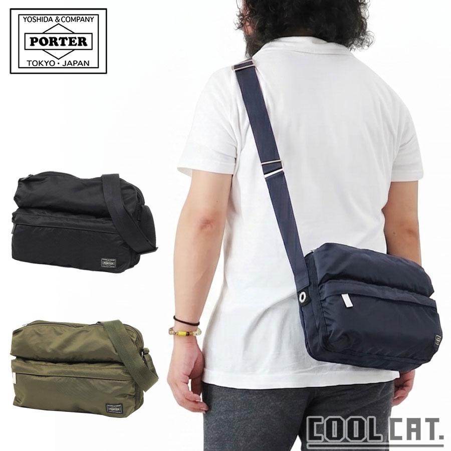 PORTER ポーター 690-17848 FRAME SHOULDER BAG フレーム ショルダーバッグ ネイビー系【中古】 FRAME（PORTER） ポーター フレーム ショルダーバッグ(S) 690-17848