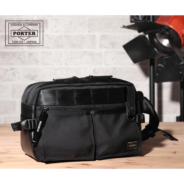 美品　ポーター ヒート HEATウエストバッグ　703-07971 HEAT（PORTER） ポーター ヒート ウエストバッグ 703-07971