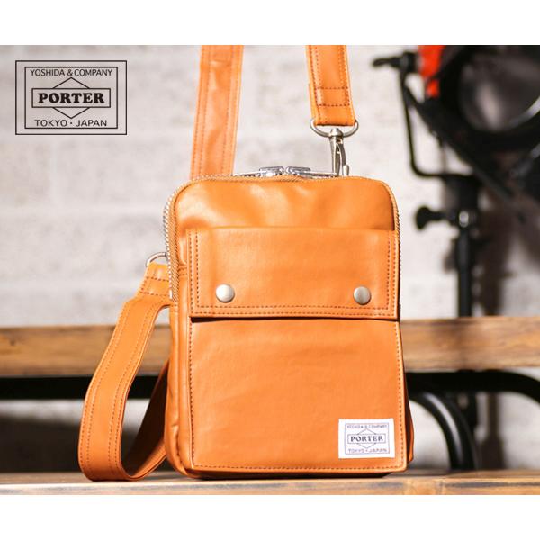 【美品】PORTER ポーター フリースタイル ショルダーバッグ(S) キャメル FREE STYLE（PORTER） ポーター フリースタイル ショルダーバッグ(S