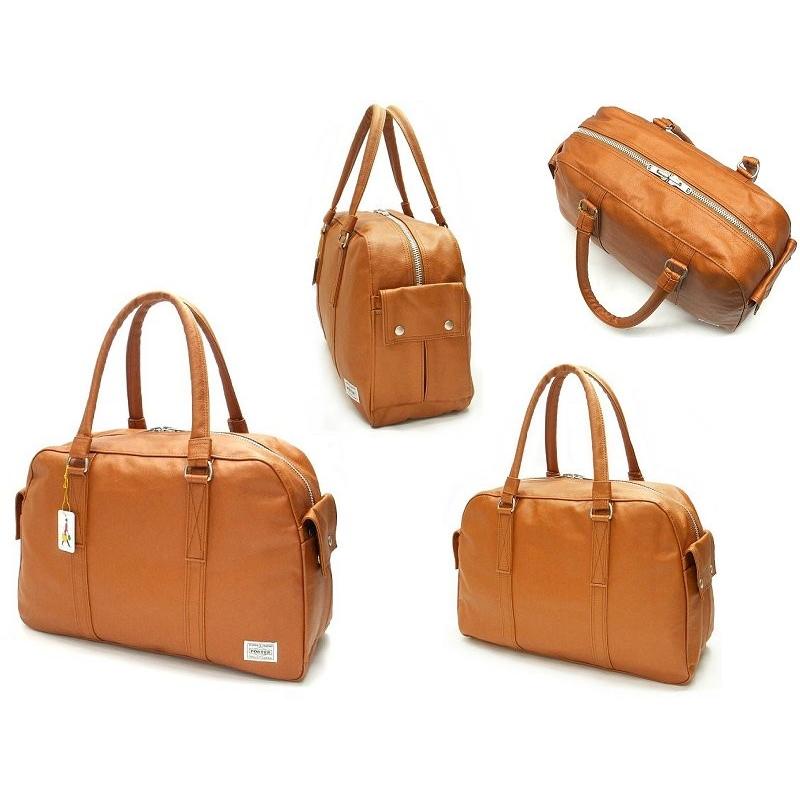 【最新モデル】【新品】PORTER ポーター　フリースタイル ボストンバッグ　茶 FREE STYLE(フリースタイル) BOSTON BAG | 吉田カバン