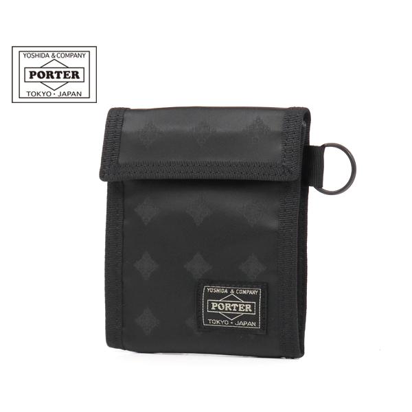 PORTER ポーター ブラックパターン ウォレット 720-07110 （カラー