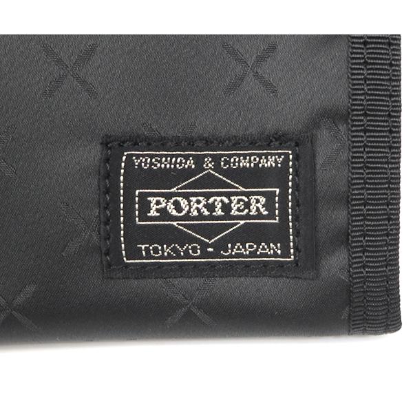 PORTER ポーター ブラックパターン ウォレット 720-07114 （カラー