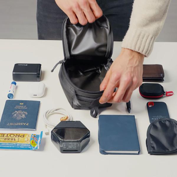 エイブルキャリー Cube Cordura Ripstop トラベルポーチ S/ブラック