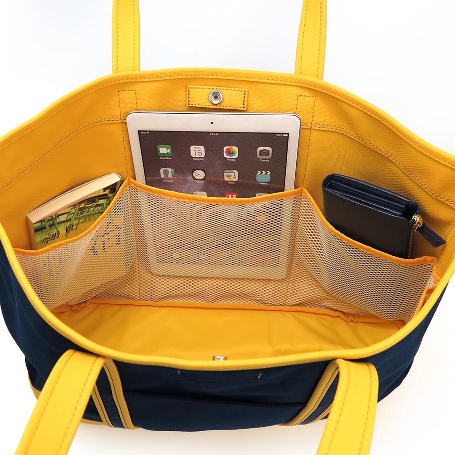 吉田カバンPORTER ボーイフレンドトート バッグ(L) イエロー　未使用 BOYFRIEND TOTE（PORTER GIRL） ポーター ボーイフレンドトート