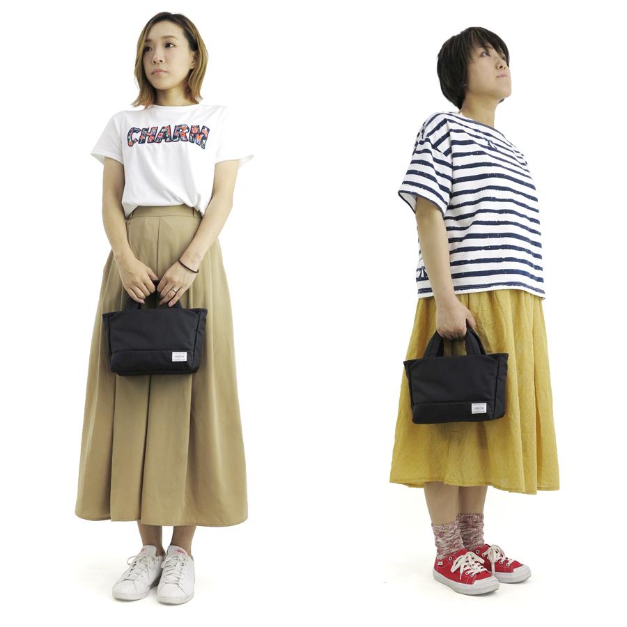 ポーター ムース トートバッグ(XS) 751-29873 （カラー：ブラック） | 吉田カバン PORTER 鞄の画像