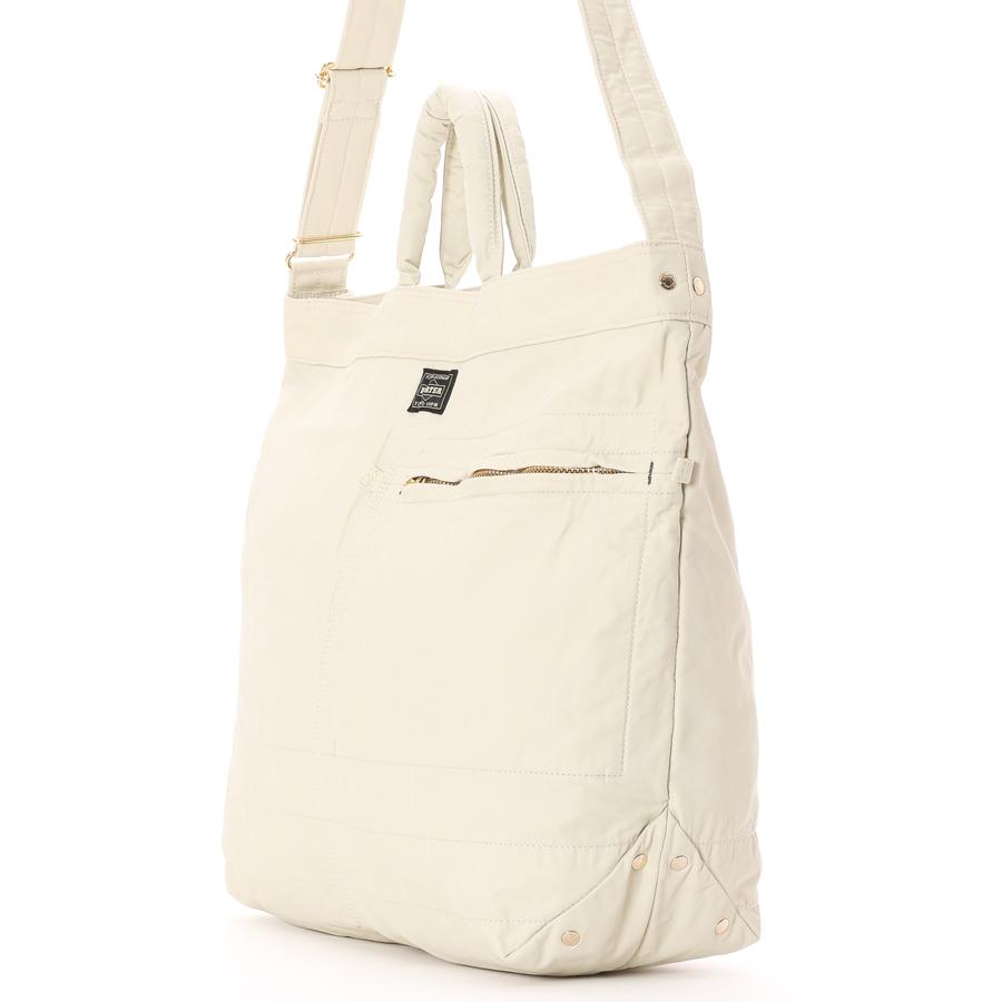 PORTER MILE 2WAY トートバッグ ホワイト ポーター PORTER ポーター