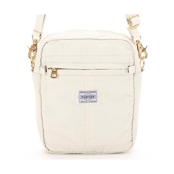 希少　ポーター　マイル　2WAY ショルダーバッグ　ホワイト　吉田カバン PORTER ポーター マイル ショルダーバッグ 754-15116 （カラー：オフ