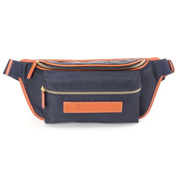 Felisi フェリージ ウエストバッグ/ブルー×ライトブラウン