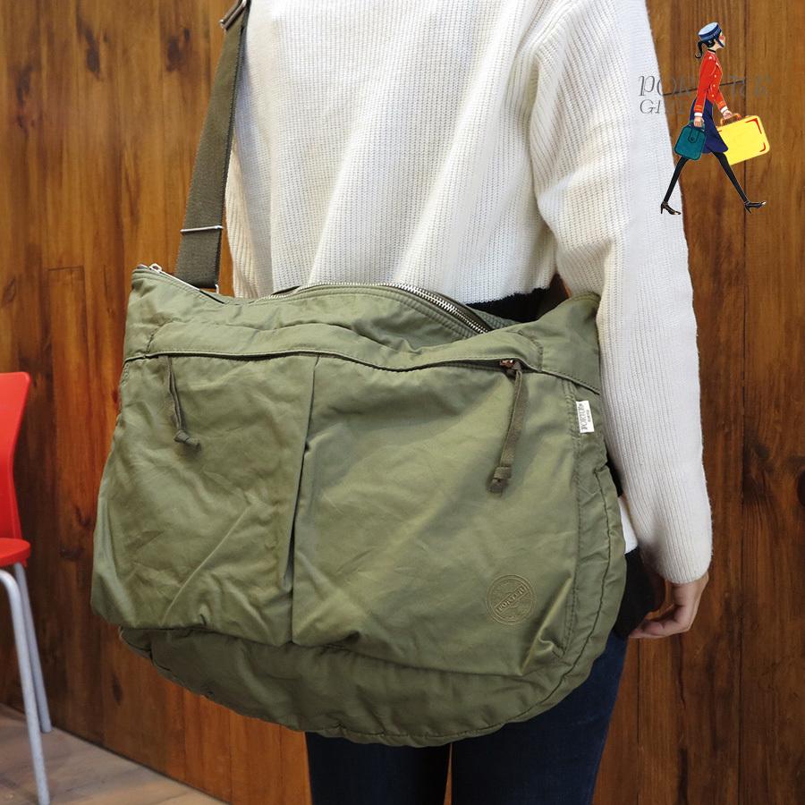 選べるノベルティ付 吉田カバン ポーターガール ショルダーバッグl カーキ レディース グラン 1 Porter Girl 1 30 クールキャット Yahoo ショップ 通販 Yahoo ショッピング