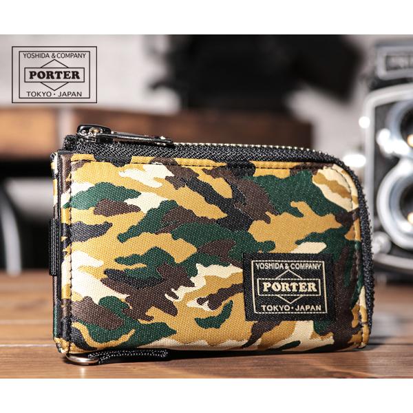 PORTER ポーター キーケース 限定品 ウッドランドカモ 6連 ポケット収納 GHILLIE（PORTER） ポーター ギリー キーケース 886-16145 （カラー