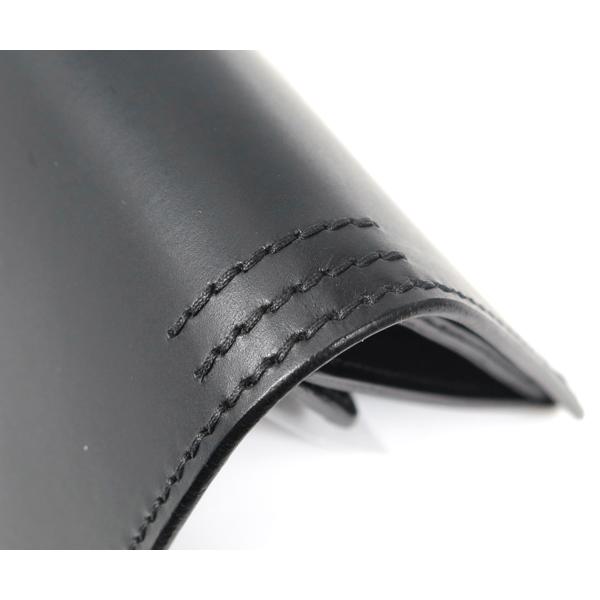 CORBO ブラック レザー 二つ折り財布 CORBO コルボ 2つ折り財布/ブラック メンズ リーブロ 8LF-9422