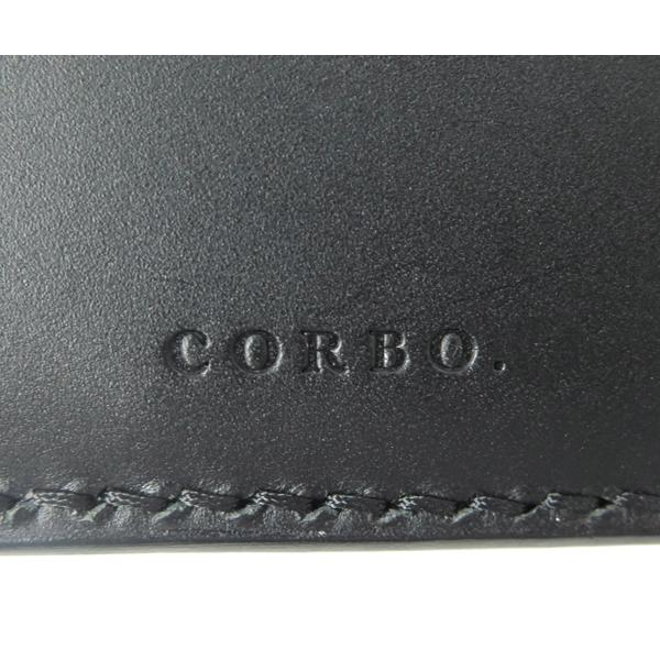 CORBO コルボ 2つ折り財布/ブラック メンズ リーブロ 8LF-9422
