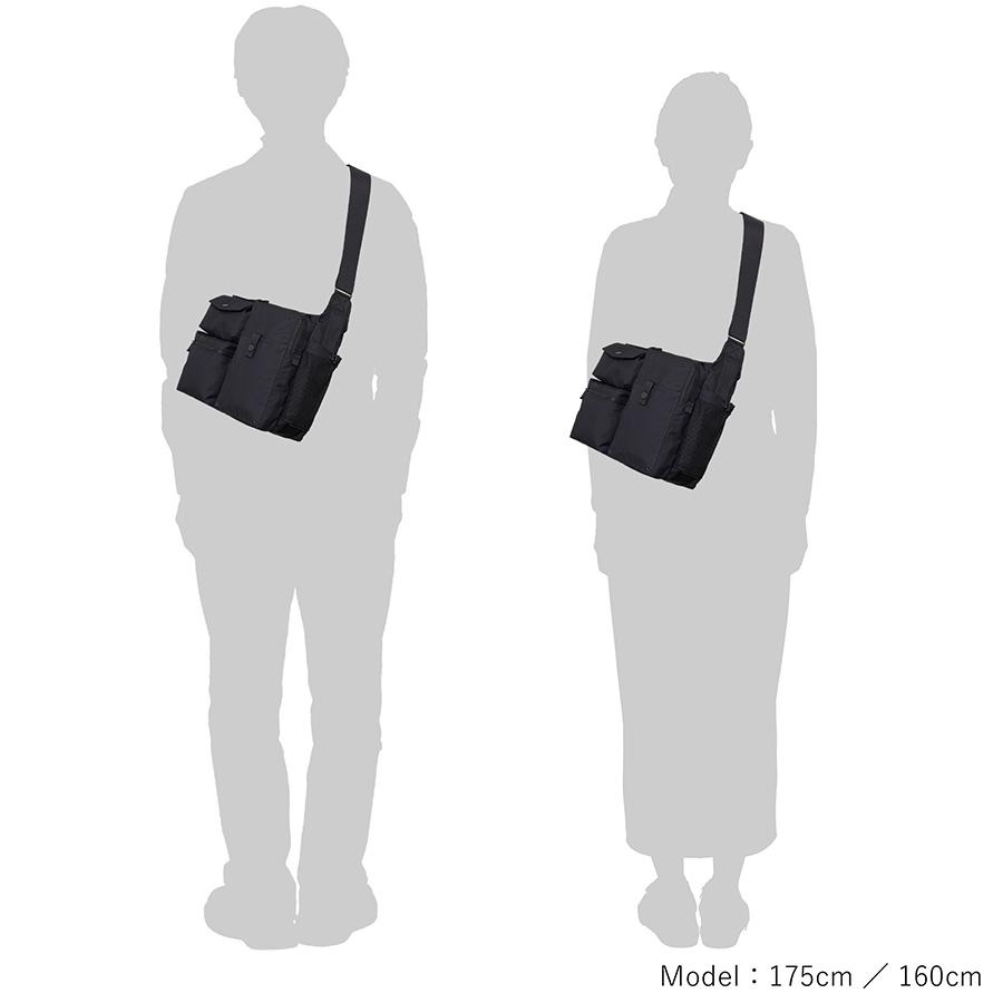 POTR ディセクション ショルダーバッグ 994-25002 （カラー：ブラック）の画像