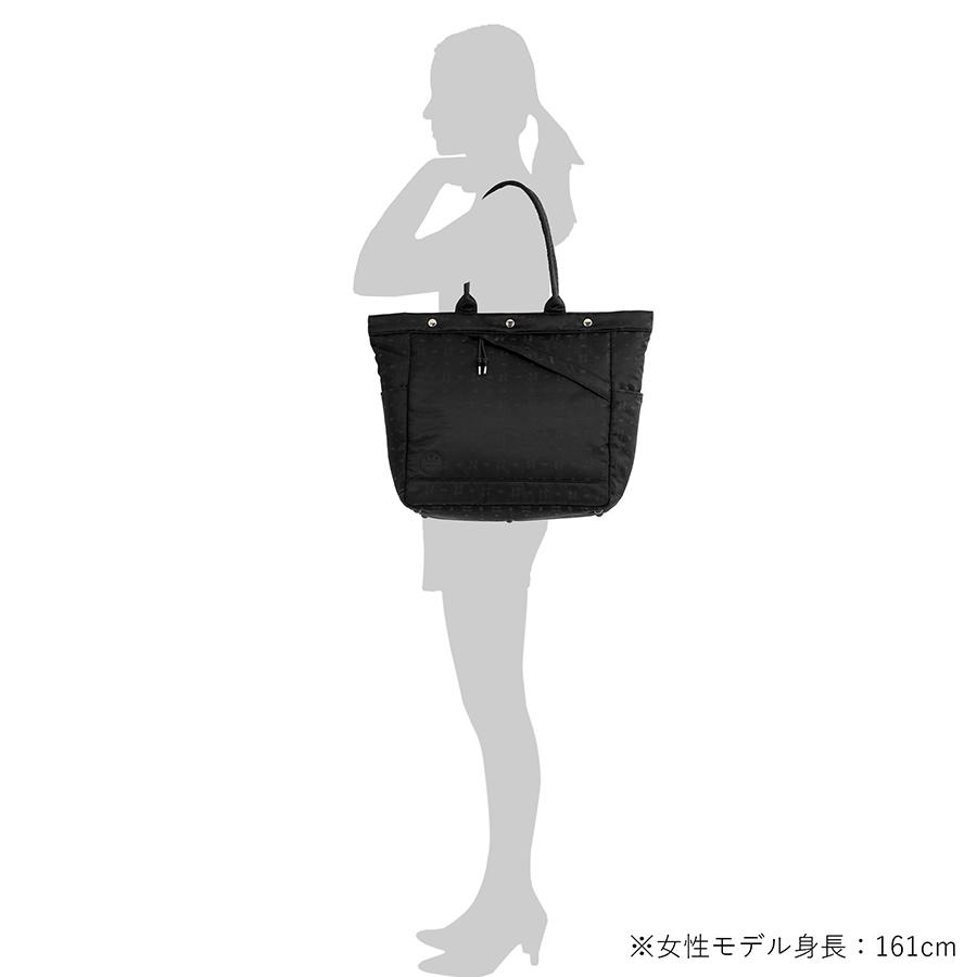 POTR モノグラム トートバッグ 998-05481 （カラー：ブラック）の画像