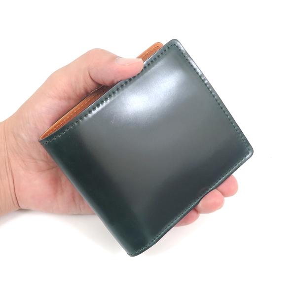 NELD（ネルド） BOX短財布/グリーン メンズ コードバン an263 NELD 