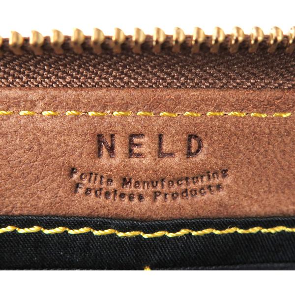 NELD（ネルド） ラウンド長財布/キャメル メンズ ラクダレザー an280