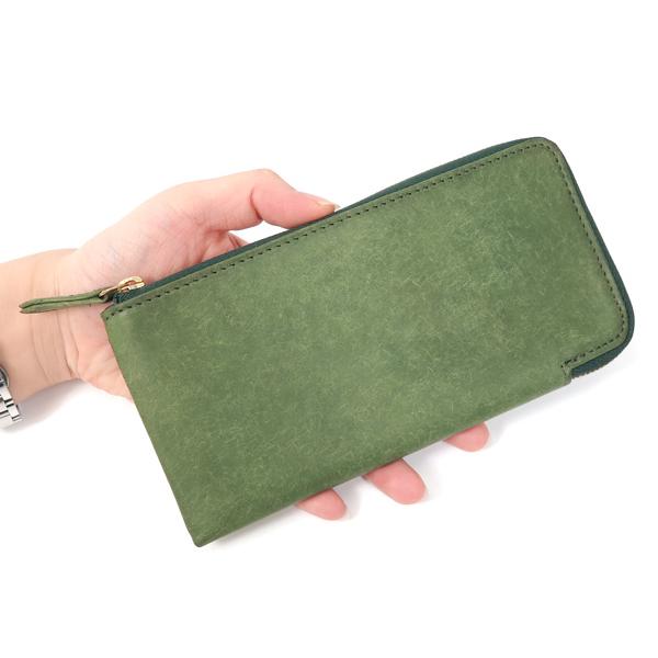 NELD ネルド L字ラウンド長財布/グリーン メンズ プエブロF an282 NELD