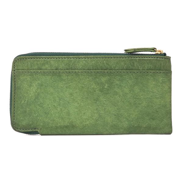 NELD ネルド L字ラウンド長財布/グリーン メンズ プエブロF an282 NELD