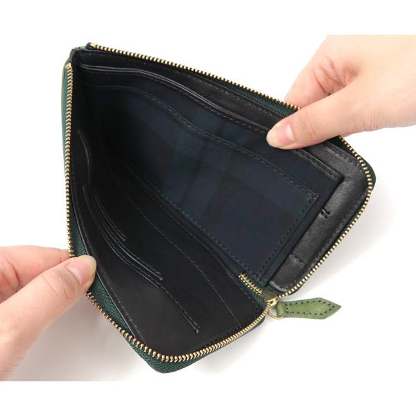 NELD（ネルド） L字ラウンド長財布/グリーン メンズ プエブロF an282