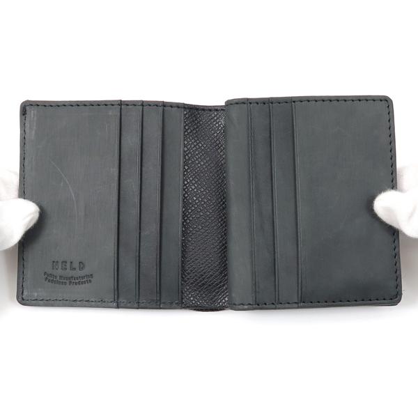 NELD ネルド BOX短財布/ブラック メンズ カク an301 NELD
