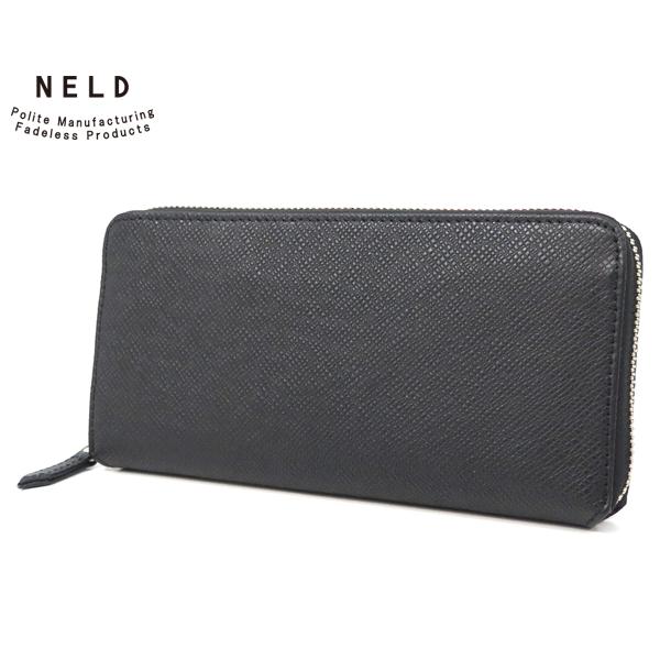 NELD（ネルド） ラウンド長財布/ブラック メンズ カク an303 NELD【選べるノベルティ付】 : クールキャット Yahoo ...
