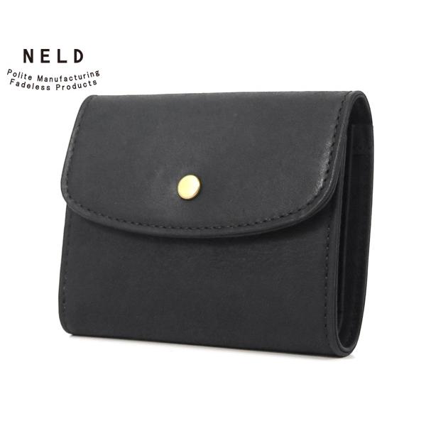 NELD（ネルド） ミドル財布/ブラック メンズ プフ AN308 NELD【選べるノベルティ付】 : クールキャット Yahoo!ショップ ...