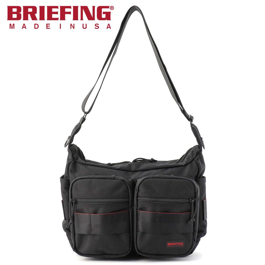 BRIEFING ブラック ショルダーバッグBRA243L39 極美品 BRIEFING（ブリーフィング） ショルダーバッグ/M/ブラック メンズ USA