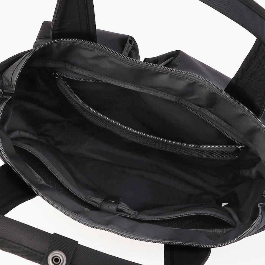 ブリーフィング トートバッグ/ブラック メンズ SOLID WAVE BRA253T02 BRIEFING【選べるノベルティ付】の画像