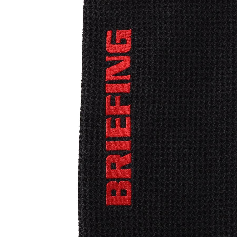 BRIEFING（ブリーフィング） ロゴツアータオル/ヒポポタマス/ブラック