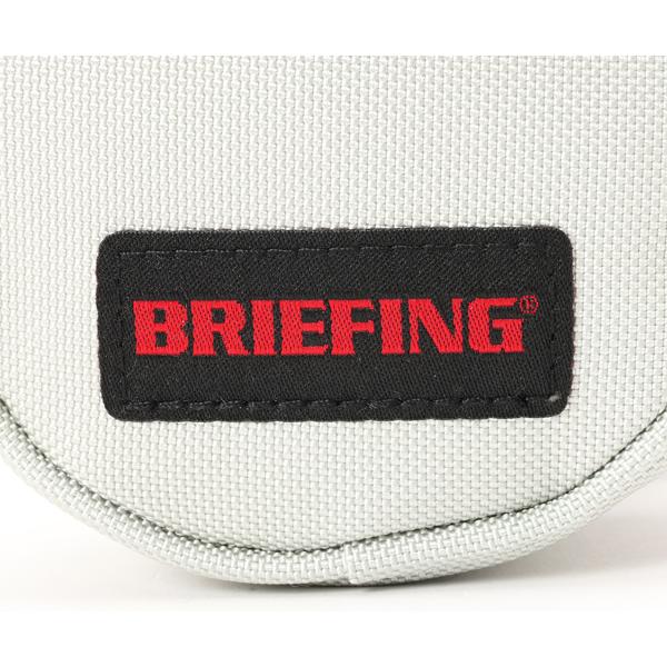 BRIEFING（ブリーフィング） ラウンドポーチ/シルバー メンズ GOLF/PRO